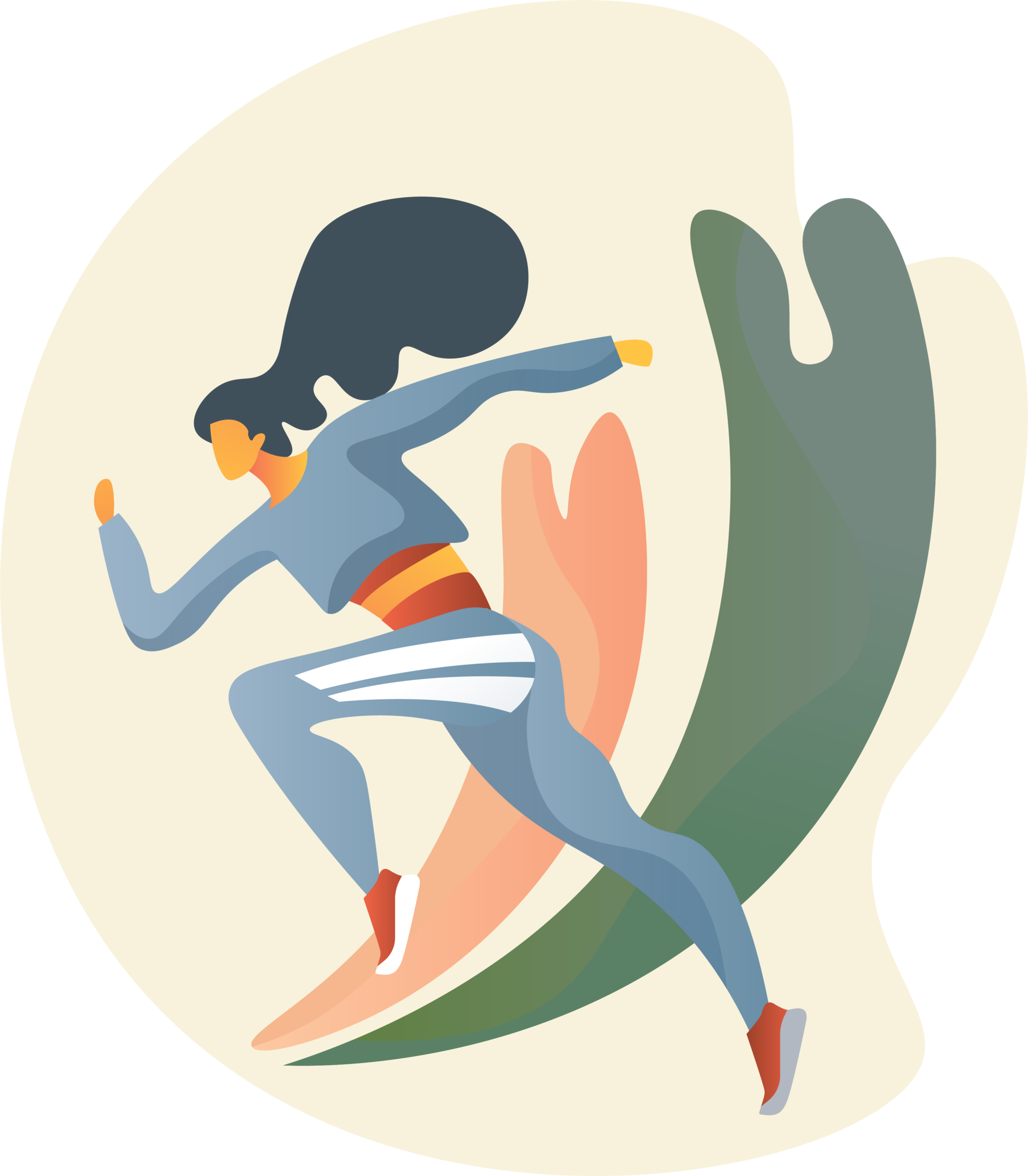 woman running sport for a healthy thyroid